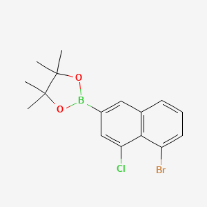 2-(5-Bromo-4-chloro-2-naphthalenyl)-4,4,5,5-tetramethyl-1,3,2-dioxaborolane