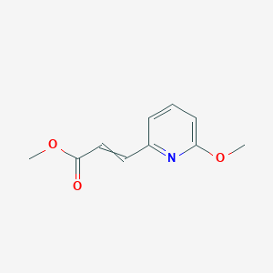 (E)-methyl 3-(2-methoxy-6-pyridinyl)acrylate