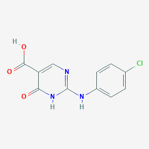 2-(4-chloroanilino)-6-oxo-1H-pyrimidine-5-carboxylic acid