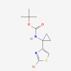 tert-Butyl (1-(2-bromothiazol-4-yl)cyclopropyl)carbamate