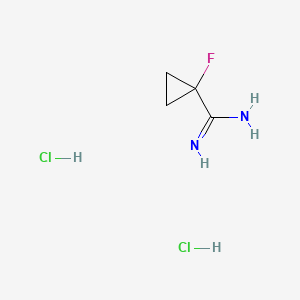 1-Fluorocyclopropanecarboxamidine;dihydrochloride