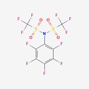 N,N-bis(trifluoromethylsulfonyl)pentafluorobenzeneamine