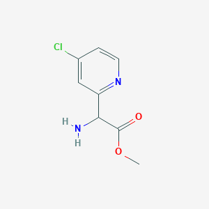 Methyl 2-amino-2-(4-chloro-2-pyridyl)acetate