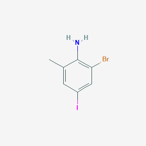 molecular formula C7H7BrIN B15364210 2-Bromo-4-iodo-6-methylaniline 