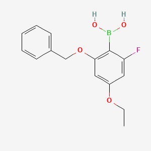 (2-(Benzyloxy)-4-ethoxy-6-fluorophenyl)boronic acid