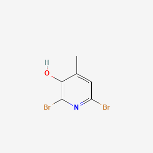 molecular formula C6H5Br2NO B15364389 2,6-Dibromo-4-methyl-3-pyridinol 