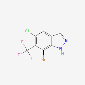 7-Bromo-5-chloro-6-(trifluoromethyl)-1H-indazole