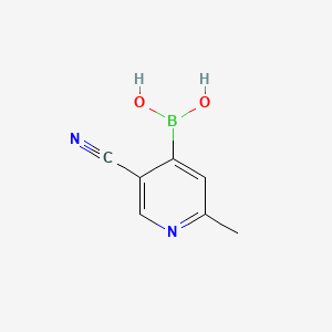 (5-Cyano-2-methylpyridin-4-yl)boronic acid