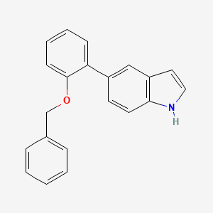 5-[2-(Benzyloxy)phenyl]-1H-indole