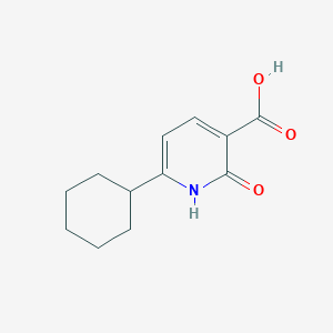 6-Cyclohexyl-1,2-dihydro-2-oxo-3-pyridinecarboxylic acid