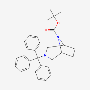 tert-Butyl 3-trityl-3,8-diazabicyclo[3.2.1]octane-8-carboxylate