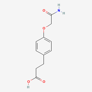 3-(4-Carbamoylmethoxyphenyl)propionic acid