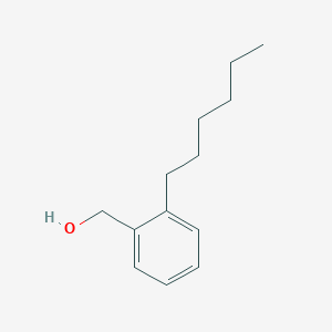 molecular formula C13H20O B15365647 (2-Hexylphenyl)methanol CAS No. 63389-64-0