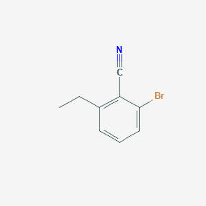 molecular formula C9H8BrN B15365687 2-Bromo-6-ethylbenzonitrile 