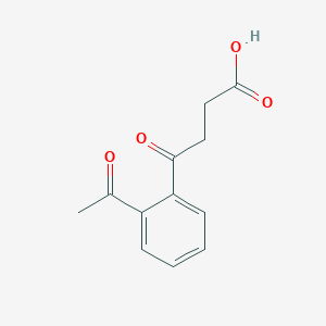 molecular formula C12H12O4 B15365707 4-(2-Acetylphenyl)-4-oxobutanoic acid CAS No. 1188265-91-9