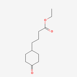 molecular formula C12H20O3 B15366000 Ethyl 4-oxocyclohexanebutanoate 