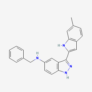 N-benzyl-3-(6-methyl-1H-indol-2-yl)-1H-indazol-5-amine