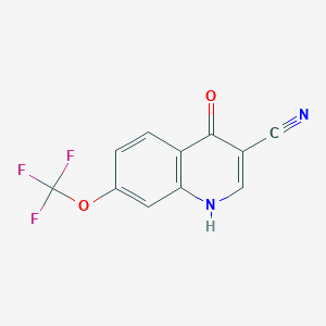 3-Quinolinecarbonitrile, 4-hydroxy-7-(trifluoromethoxy)-