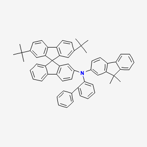 9,9'-Spirobi[9H-fluoren]-2-amine, N-[1,1'-biphenyl]-2-YL-2',7'-bis(1,1-dimethylethyl)-N-(9,9-dimethyl-9H-fluoren-2-YL)-