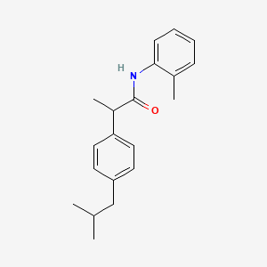 N-(2-methylphenyl)-2-[4-(2-methylpropyl)phenyl]propanamide