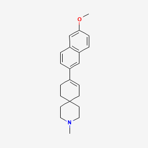 9-(6-Methoxynaphthalen-2-yl)-3-methyl-3-azaspiro[5.5]undec-8-ene