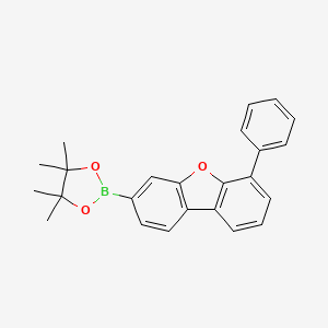 6-Phenyl-3-(4,4,5,5-tetramethyl-1,3,2-dioxaborolan-2-yl)dibenzofuran