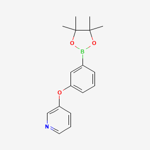 3-[3-(4,4,5,5-Tetramethyl-1,3,2-dioxaborolan-2-yl)phenoxy]pyridine