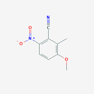 3-Methoxy-2-methyl-6-nitrobenzonitrile