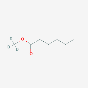 molecular formula C7H14O2 B153666 Trideuteriomethyl hexanoate CAS No. 343785-54-6
