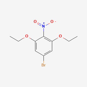 Benzene, 5-bromo-1,3-diethoxy-2-nitro-