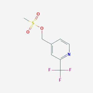 (2-(Trifluoromethyl)pyridin-4-yl)methyl methanesulfonate