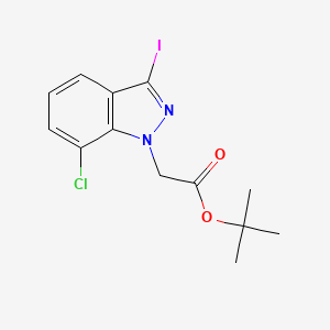 1,1-Dimethylethyl 7-chloro-3-iodo-1H-indazole-1-acetate