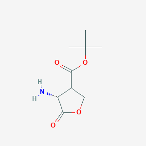 tert-butyl (4R)-4-amino-5-oxooxolane-3-carboxylate