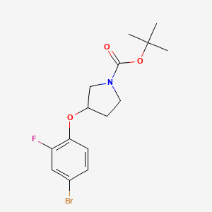 Tert-butyl 3-(4-bromo-2-fluorophenoxy)pyrrolidine-1-carboxylate