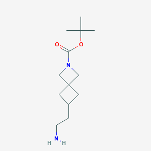 Tert-butyl 6-(2-aminoethyl)-2-azaspiro[3.3]heptane-2-carboxylate