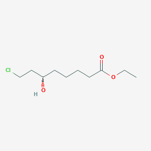 molecular formula C10H19ClO3 B15366734 Ethyl (S)-8-chloro-6-hydroxyoctanoate 