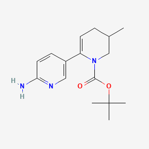 tert-Butyl 6'-amino-5-methyl-5,6-dihydro-[2,3'-bipyridine]-1(4H)-carboxylate