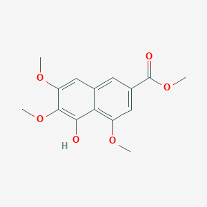 5-Hydroxy-4,6,7-trimethoxy-2-naphthalenecarboxylic acid methyl ester