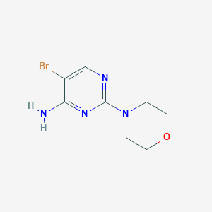 5-Bromo-2-morpholinopyrimidin-4-amine