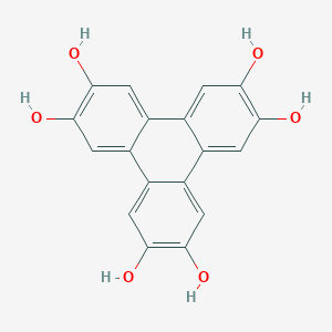 molecular formula C18H12O6 B153668 2,3,6,7,10,11-六羟基三苯乙烯 CAS No. 4877-80-9