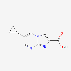 6-Cyclopropylimidazo[1,2-a]pyrimidine-2-carboxylic acid