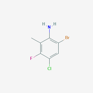 6-Bromo-4-chloro-3-fluoro-2-methylaniline