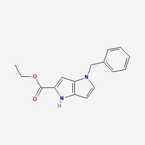 Ethyl 4-benzyl-1,4-dihydropyrrolo[3,2-b]pyrrole-2-carboxylate