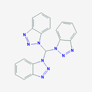 molecular formula C19H13N9 B153669 Tris(1H-benzo[d][1,2,3]triazol-1-yl)methane CAS No. 88088-95-3