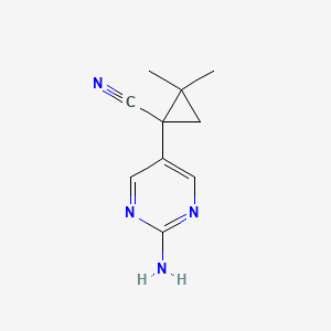 1-(2-amino-5-pyrimidinyl)-2,2-dimethylCyclopropanecarbonitrile