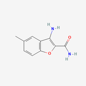 3-Amino-5-methyl-benzofuran-2-carboxamide