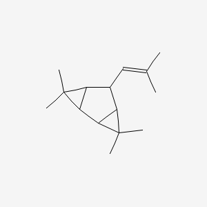 Tricyclo[4.1.0.0(2,4)]heptane, 3,3,7,7-tetramethyl-5-(2-methyl-1-propenyl)-