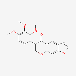 molecular formula C20H18O6 B15367480 Nepseudin CAS No. 20848-57-1