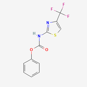 Phenyl [4-(trifluoromethyl)-1,3-thiazol-2-yl]carbamate