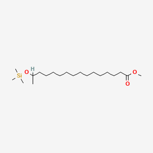 Hexadecanoic acid, 15-[(trimethylsilyl)oxy]-, methyl ester